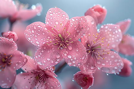 春日粉色樱花盛开图片