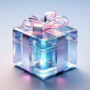 透明水晶礼盒包装图片