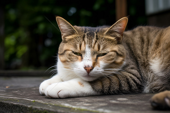 慵懒的猫咪图片