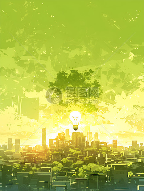 绿色能源之光图片