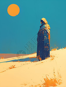 沙丘中的漫游者图片