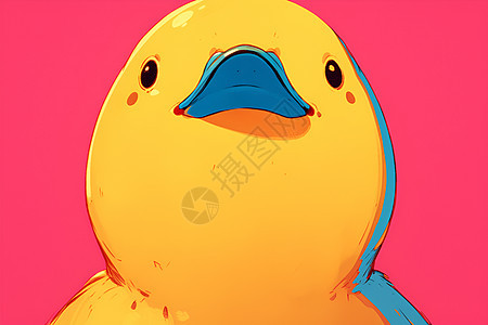 欢乐的小黄鸭背景图片