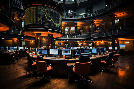 金融股票交易大厅图片