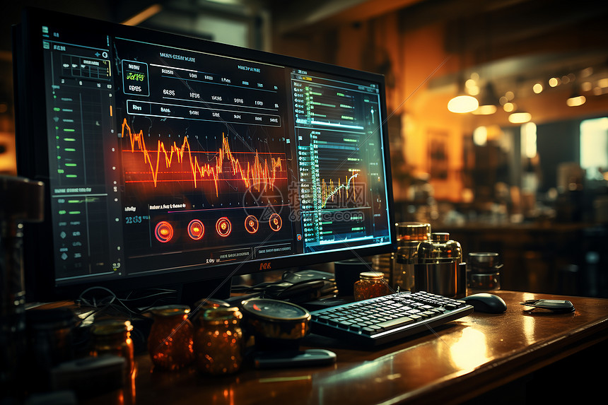 现代股票交易场景高清图片下载-正版图片601198420-摄图网
