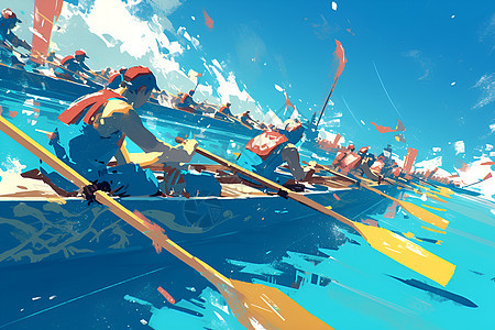 划龙舟游戏背景图片