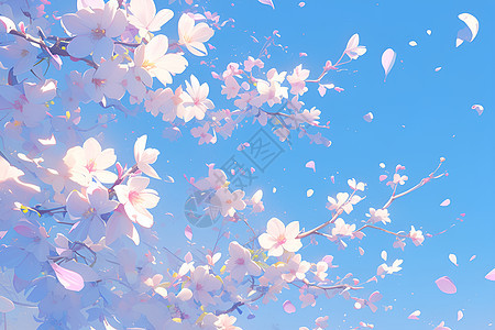 樱花盛放春意盎然图片
