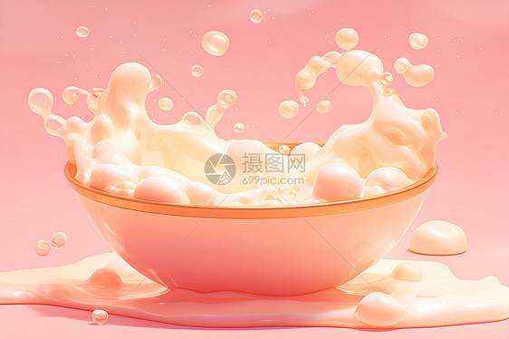香醇的牛奶图片