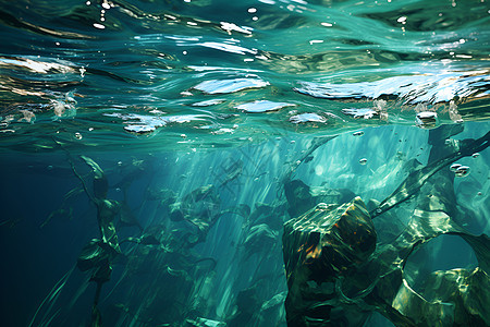 水下的生态图片