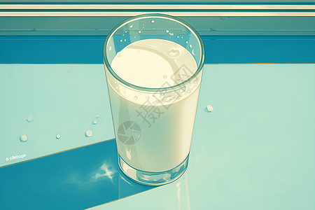 白色美味的牛奶背景图片