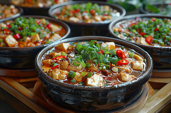 美味的中式菜肴图片