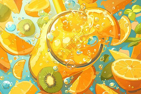 柠檬水果饮料图片