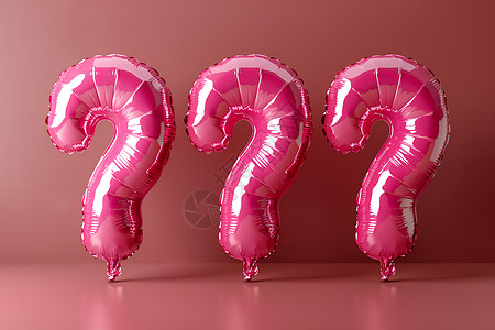 粉色气球图片