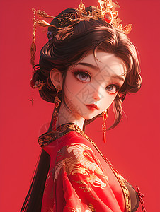 中国古风少女图片