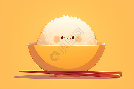 可爱的传统米饭图片
