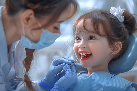 儿童就诊牙科图片