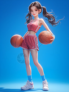 美丽的篮球女孩图片