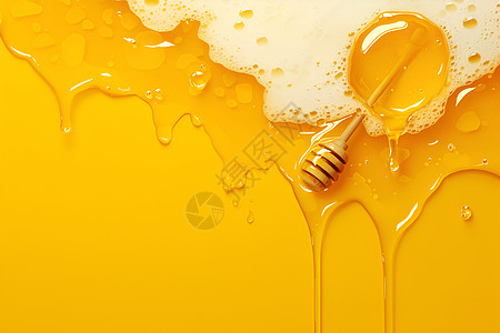 醇香甜蜜的蜂蜜图片