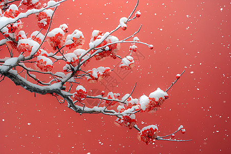 冬天的梅花图片