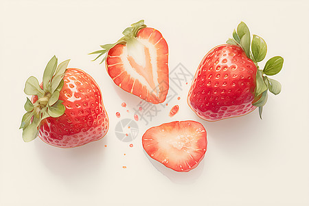 可口的水果草莓图片