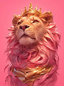 华丽梦幻的狮子头图片