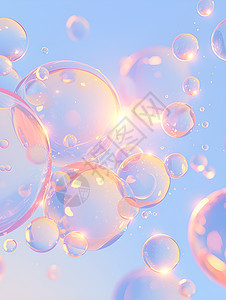 奇幻色彩的泡泡图片