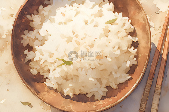碗里的米饭图片