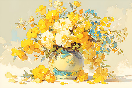 花卉装饰盆景图片