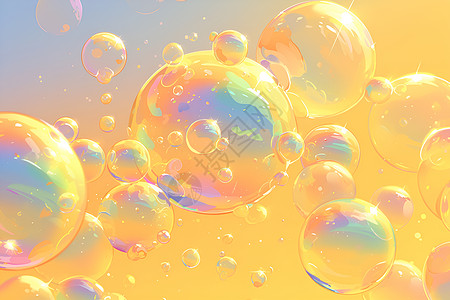 彩色的气泡图片