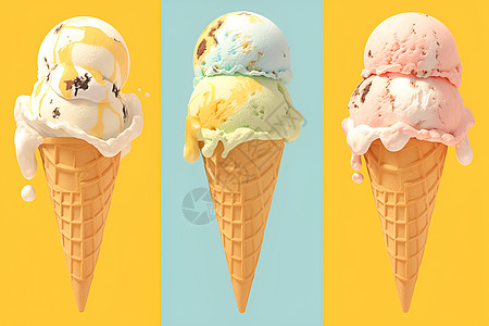 多味冰淇淋图片