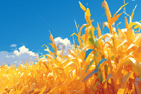 玉米的丰收之美图片
