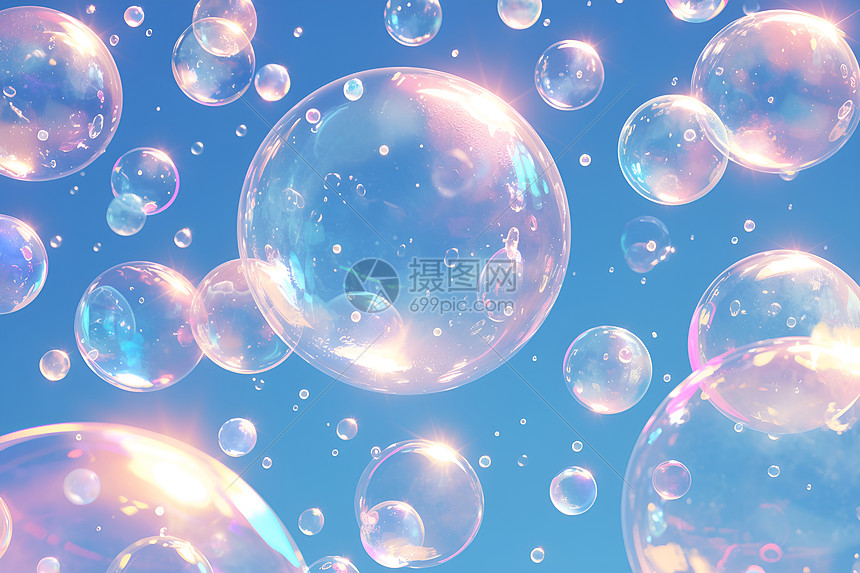 气泡世界的美丽图片
