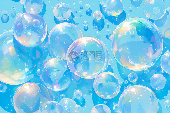 泡泡海洋图片