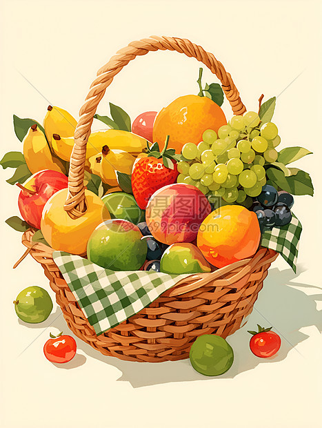 水果篮子图片