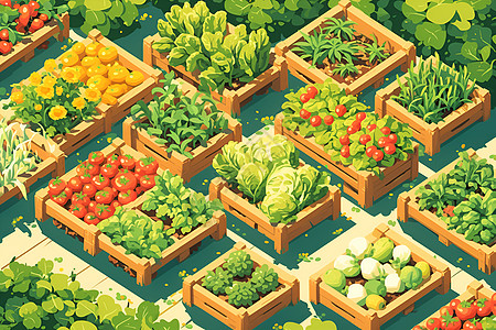 番茄肥牛美味的蔬菜插画