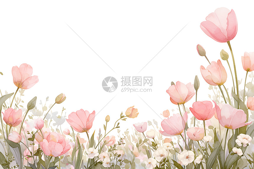 漂亮的郁金香花朵图片