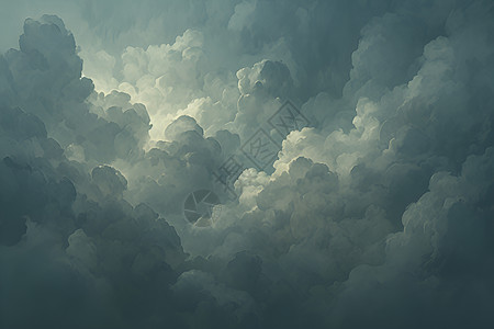 空中的乌云插图图片
