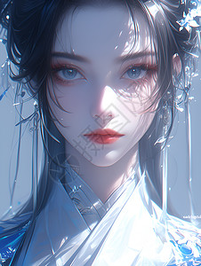 婉约的古装少女图片