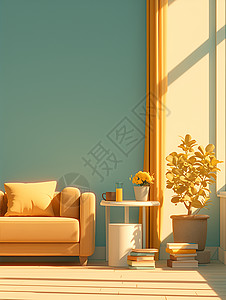 简洁设计的客厅图片