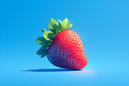 一个丰润的草莓图片