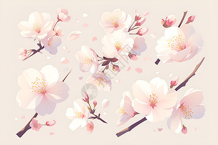 花枝上的樱花图片