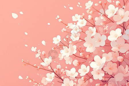淡雅的樱花图片