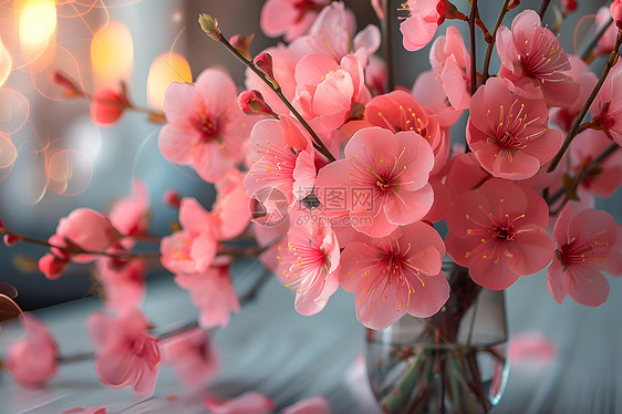 粉红色的桃花图片