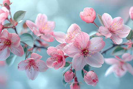 春意盎然的樱花绽放图片