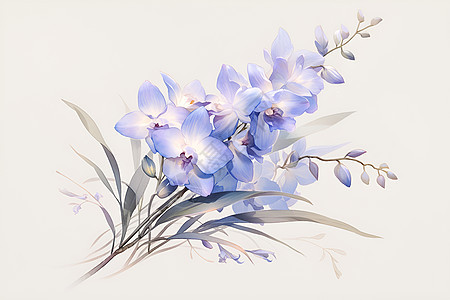 美丽的兰花花束图片