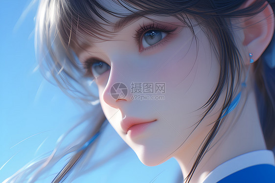 古风美少女插画图片