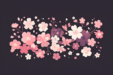 展示的樱花花卉图片