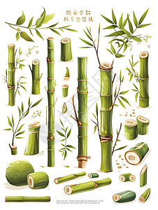 迷人的竹子图片