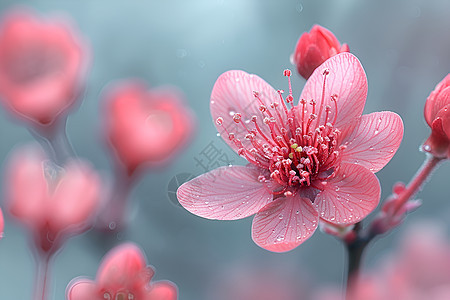 樱花花瓣上的细腻图片