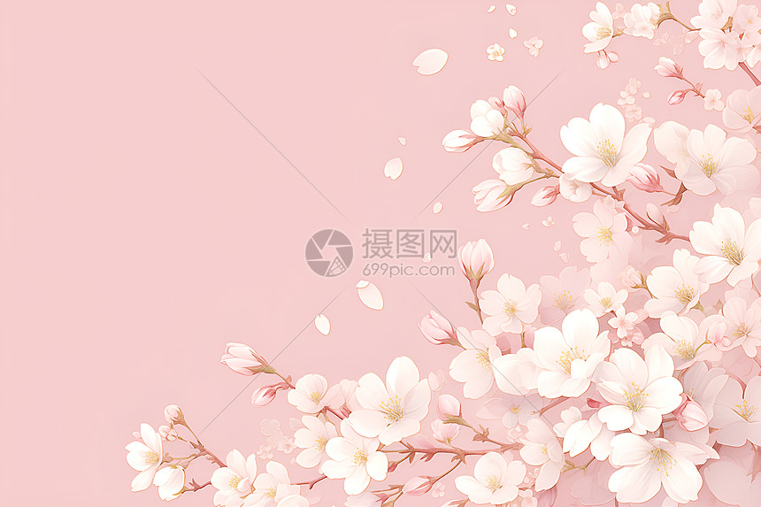 浪漫美丽的樱花图片