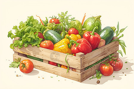 多彩农场蔬菜图片